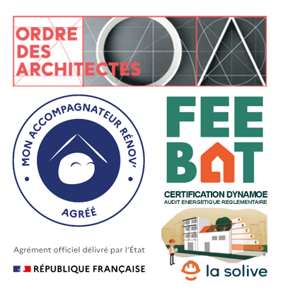 Logos agréments et références Archinergy